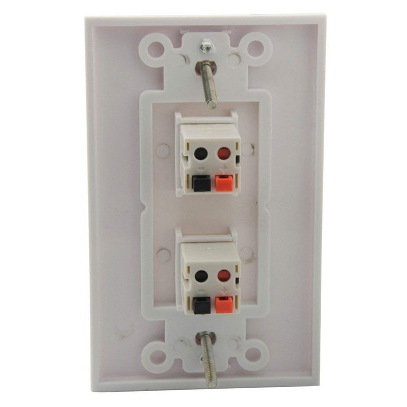 YinXiong Decorative Style 1 Gang Speaker Spring Clip Wall Plate