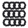 12 Pcs Skinny Satin Silk Scrunchies Hair Ties for Women