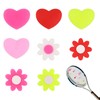 8 Stück Tennis Dämpfer,Silikon Dämpfer Tennisschläger,Süße Blumen Und Herzform Tennis