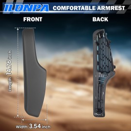 ILONPA Left Driver Side & Right Passenger Side Door Armrest Front Inner Door Panel Trim for Chrysler 300 Dodge Charger 2011-2023 (Left Driver Side & Right Passenger Side)