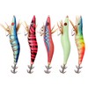 Squid Jigs Shrimp Fishing Lures Kits Squid jig Hooks Wood