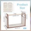 OLYCRAFT Wooden Spools Holder Sewing Yarn Roll Holder MDF Adjustable