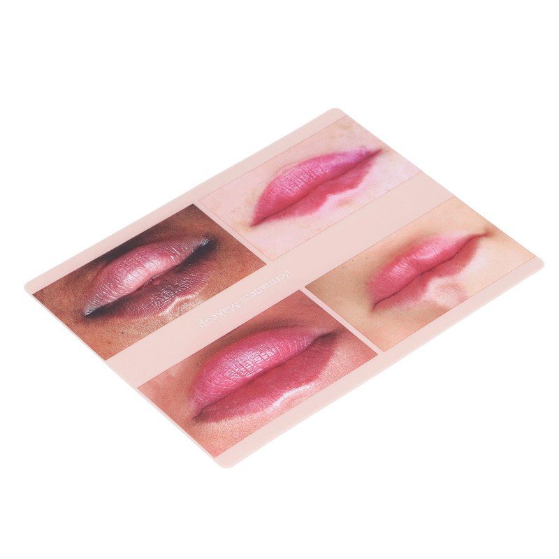 2pcs Lip Practice Skin 4 Lip Shapes Permanent Makeup Lip