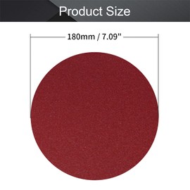 Utoolmart 7 Inch Sanding Disc 150 Grits Sandpapers for Sander 10 Pcs