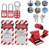 Safety Lockout Tagout Kit Lockset Fitting Tools Multifunctional Portable with
