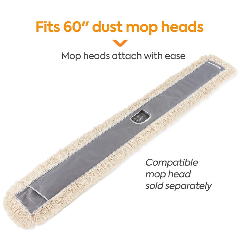 Coastwide Professional Dust Mop Frame, 60" x 5", Black