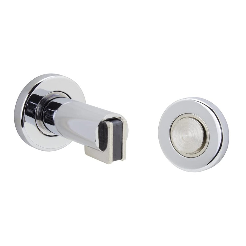 FPL Modern Door Stop/Holder and Magnetic Catch - Polished Chrome