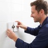 Square Shower Arm Flange Escutcheon Plate, Wall Split Pipe Cover