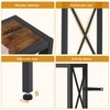 Gewudraw Console Table with Oulets and USB Ports, 55.1" Sofa