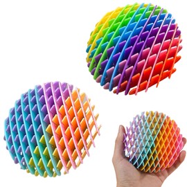 2 Pcs Morph Worm, Fidget Worm, Fidget Worm Toy, Worm Fidget Toy, Colorful Funny Pocket Fidget Toy, Resistance Anxiety Toy, Relieves Stress and Anxiety Finger Toys For Kids with Autism Adhd-Rainbow