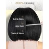 Fancy Hair Braided Kinky Straight Bob Wig for Black Women