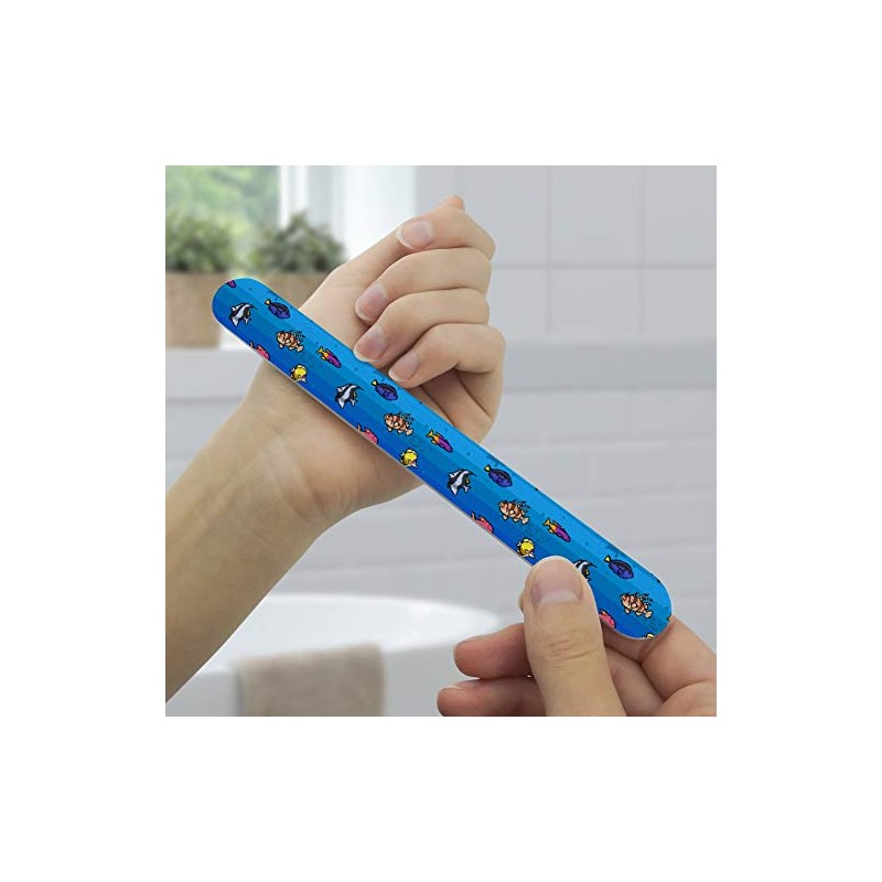 Pixel Tropical Ocean Fish Pattern Double-Sided Nail File Emery Board