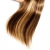 GLSMOSNW Ombre Bundles P4/27 Highlight Straight Human Hair Bundles Highlight