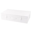 HANGERWORLD Large White Wedding Dress Box Storage with Acid Free