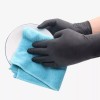 Lobo Caja De Guantes Vinil Negro 50pz Estética,barberia Talla Med