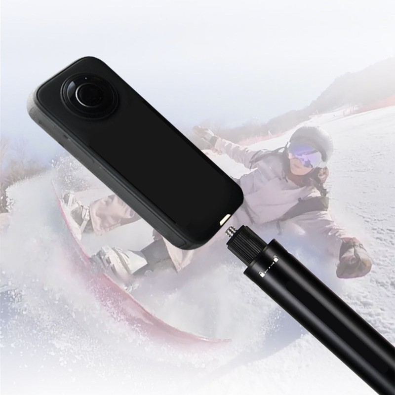 0.7m Action Camera Invisible Selfie Stick 5 Length Adjustment Sport