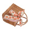 SAFIGLE Handwoven Rattan Goodie Bags Versatile Candy Storage Basket Elegant
