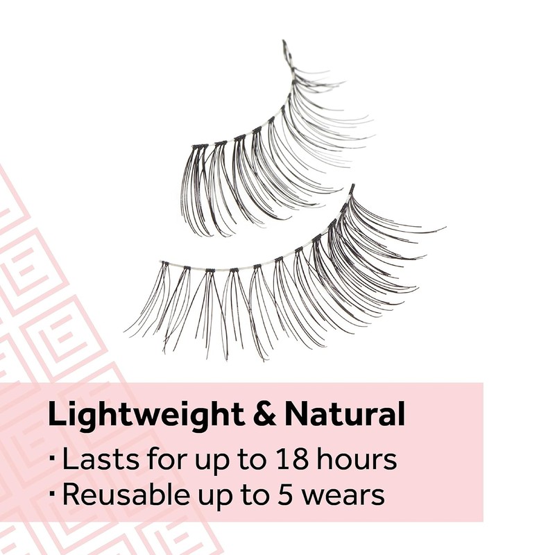 Eylure Eilure Natural Accent No. 003 1 pair with reusable