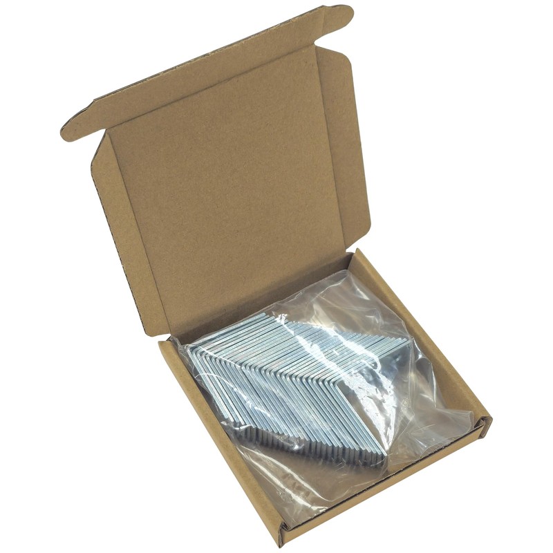 30 PCS Metal Corner Braces – Galvanized Steel L-Shaped Angle