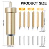 Keboyoe 6 Pcs Explore Deep Cut Blade With Housing 30°/45°/60°