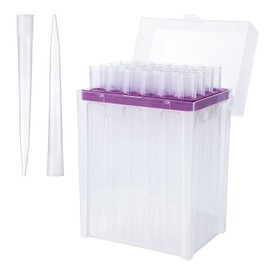 FOUR E'S SCIENTIFIC 10ml Pipette Tips - Universal 10000ul Sterile Pipette Tips Racked RNase/DNase Free & Pyrogen Safe, Autoclavable, 1 Rack 24 Tips