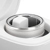 Smart Health Ring Silver Pedometer Waterproof Body Temperature Monitoring Sleep