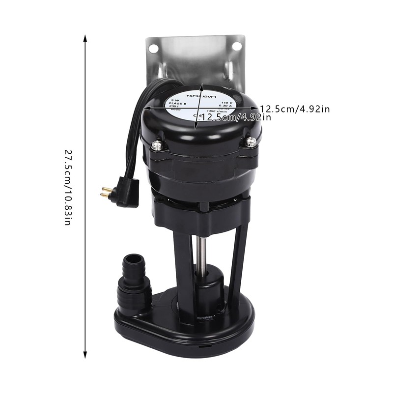 Water Pump Ice Machine, Black Water Pump Universal Pump Ice