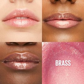 Maybelline New York Lifter Gloss Brillo de labios maquillaje con ácido hialurónico, hidratante, alto brillo, labios hidratados, labios de aspecto más 