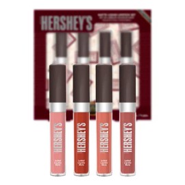 Set De Labiales Hershey's Efecto Matte Aroma Chocolate 4 Pzs