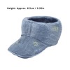 Hat Flower Pot Blue Retro Cowboy Hat Clothes Resin Plant