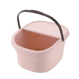 Richell Foot Bath Bucket, Pink, 1.3 x 15.2 x 8.3 inches (32 x 38.5 x 21