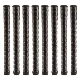Winn Excel Wrap Soft Wrap Oversize Arthritic Tacky Golf Grip, Black - 7715W - Set of 8