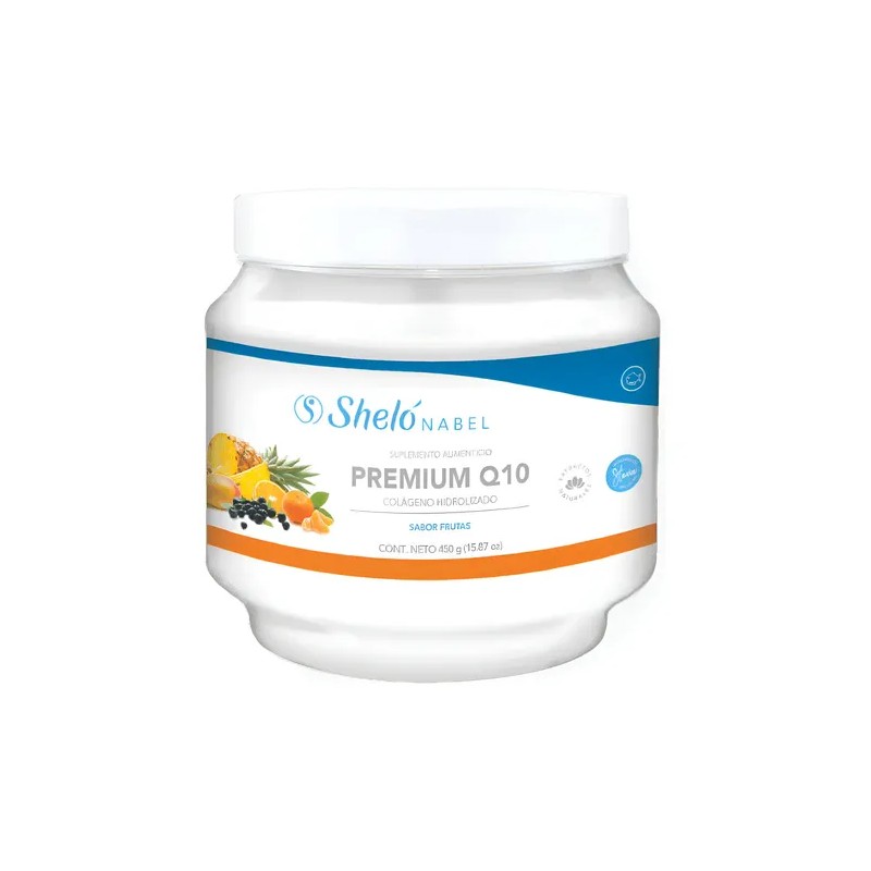 Colágeno Hidrolizado Premium Q10 Sabor Frutas Hydrolyzed Collagen with Q10,
