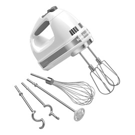 KitchenAid 9-Speed Hand Mixer - KHM926, White