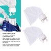 2Pcs Pool Cleaner All Purpose Bag with Zipper Enclosure Replacement