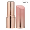 10pcs Round Empty Lipstick Tube Lip Balm Refillable Shell Container