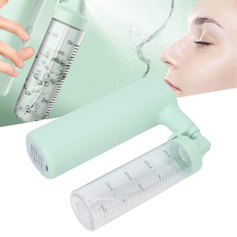 Handheld Oxygen Injection Facial Sprayer High Pressure Fine Mist Moisturizing