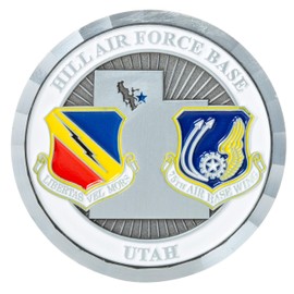 United States Air Force USAF Hill Air Force Base AFB F-35 Challenge Coin