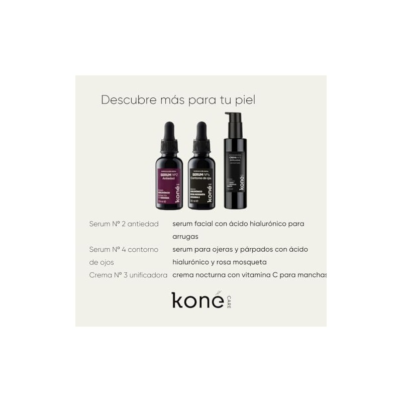 CREMA Nº1 ILUMINADORA - NUTRITIVA con VITAMINA C KONE CARE