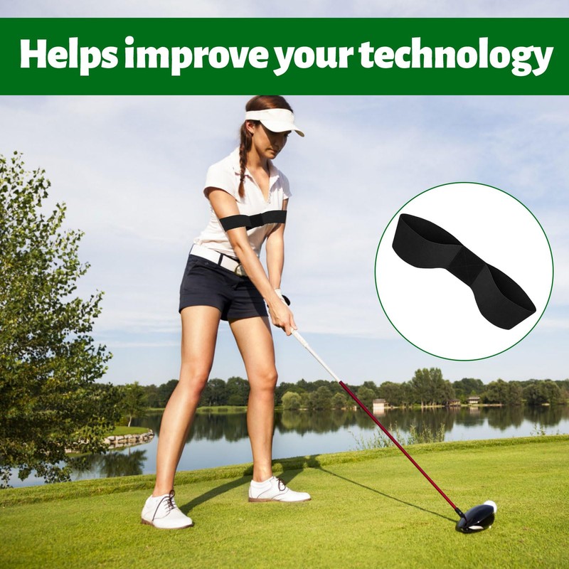 Nuqin Golf Connection Band,Golf Training Aids,Golf Swing Training Aid for