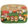 Deco Corporation Concombre Mushroom Girl Cat Size: Approx. W3 D3.2