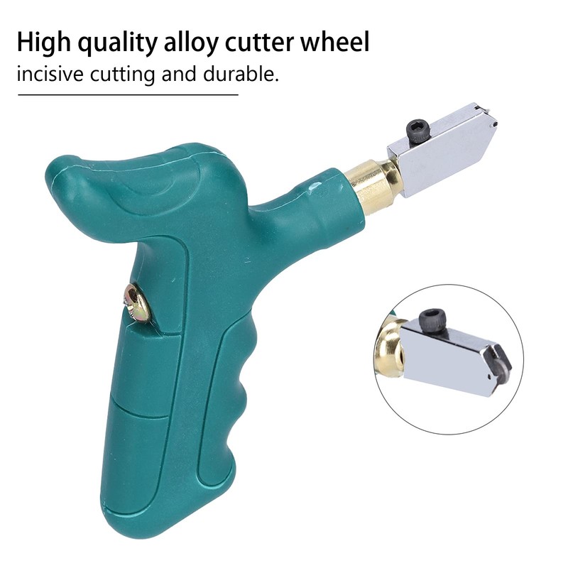 Glass Cutter Tool, Professional 12mm Glass Tile Cutting Tool Kit,