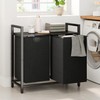 Kitstorack Laundry Basket Organizer, Laundry Hamper with Shelf & 2