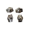 Simplex Clamp Wire Rope 316 Stainless Steel A4 Marine Grade,