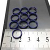 TIKING 10pcs/lots 0.47"/12mm Micro Titanium Ti Split Key Ring Keychain