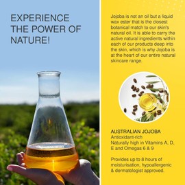 Jojoba Aceite australiano 100% puro de The Company, 250 ml: humectante natural prensado en frío para rostro, cuerpo y cabello; cuidado de la piel hidratante, nutritivo e hipoalergénico; de origen