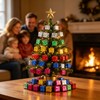 Aixiasen 24Pcs Mini Christmas Tree Ornaments,Small Hanging Gift Box Decor