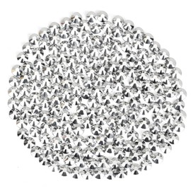SS30 Silver Rhinestones - 288pcs Non-Hotfix Glass Nail Gems for Crafts, Makeup Bags, Shoes & DIY Decoration