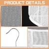 Lotsdonxia Hanging Mesh Toiletry Carrier Bag with Detachable Hook Waterproof