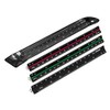 Rulex 150mm 15cm mini black metal triangular scale ruler with